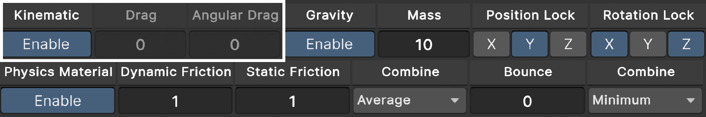 Kinematic/Physics